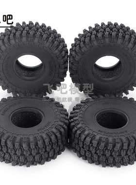 1/18 TRX4M 路虎烈马1.1寸胎皮轮胎 模型攀爬车64*24MM SCX24 FMS