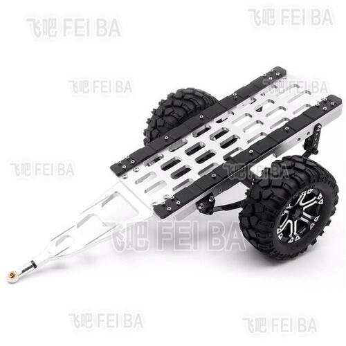 1/10 仿真金属拖车拖斗车SCX10 CC01 F350 HILUX 90034  D90