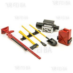 绞盘 千斤顶 SCX10 CC01 油箱 D90 TRX4 10攀爬车仿真场景工具