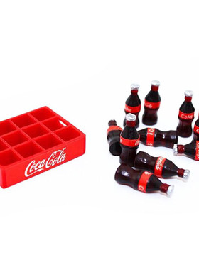 1:10仿真攀爬车装饰配件 迷你可乐瓶 SCX10 D90 CC01 TF2 TRX-4