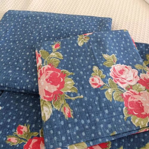 外贸出口尾料纯棉平纹四件套全棉床上用品200*230被套枕套三件套