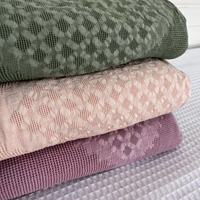 处理外贸高货纯棉床单单件华夫格工艺布厚实透气100%全棉睡单盖毯