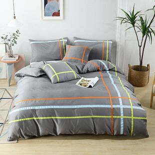 清仓外贸尾单100%纯棉被套单件200 230全棉双人被罩简约北欧特价