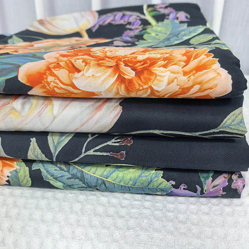 仅剩4件！外贸库存纯棉缎纹床单单件全棉田园风印花亲肤舒适睡单