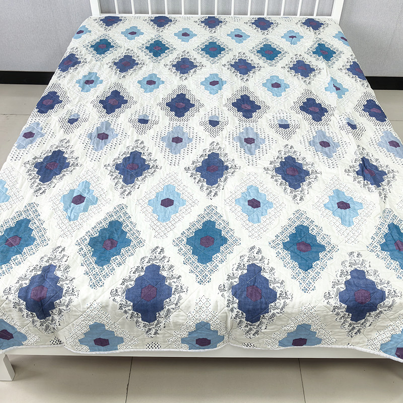 外贸单品处理库存纯棉床盖单件田园风卧室床上绗缝夹棉田园风睡单,床上用品,床盖,淘宝优惠券,粉丝福利购,淘宝优惠卷