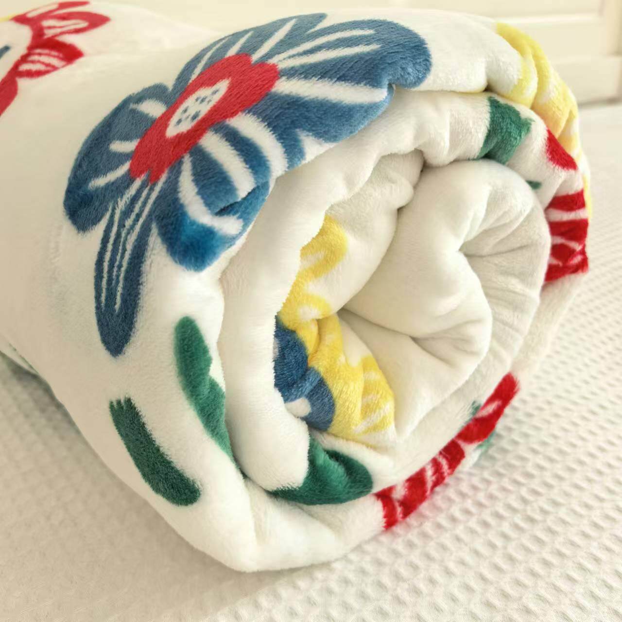 特价！外贸尾单加厚法兰绒被套单件单双人珊瑚绒被罩秋冬柔软保暖