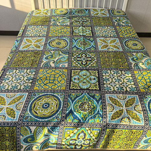 仅剩2件！特价库存尾单纯棉异域风绗缝床盖双面可用全棉夹棉床单