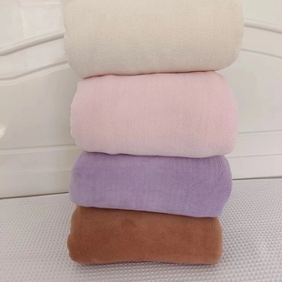 特价处理外贸尾单加工珊瑚绒床单170*230cm纯色毛毛盖毯单件清仓