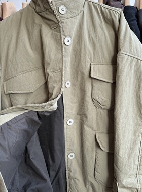 WE冬装5622女神韩版宽松大码胖mm休闲慵懒工装风面包棉服大衣外套