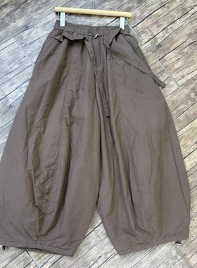WE女装5290冬韩版宽松大码胖mm慵懒休闲松紧高腰花边加厚阔腿棉裤
