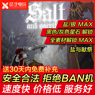 存档修改 PS4/PS5 盐与献祭 能力 盐 银 黑色 灰色 星石 素材解锁