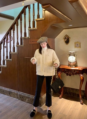 FF BLUE 王炸显瘦 好穿加绒九分裤黑色微喇牛仔裤女显瘦修身裤子