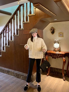 好穿加绒九分裤 王炸显瘦 黑色微喇牛仔裤 女显瘦修身 子 裤 BLUE