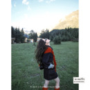 赠腰带 86棉原牛色A字牛仔短裙收腰连衣裙秋 蓝调午后 BLUE