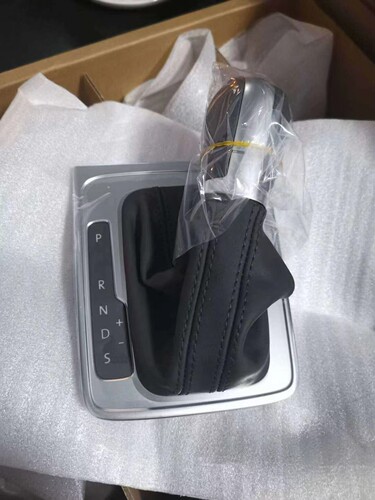 包邮大众新迈腾B7LCC真皮DSG自动换挡手球排挡杆档把面板防尘套皮