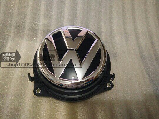 适用于 新迈腾CC高尔夫6GTI后标圆标后备箱开启翻盖标开关高低配