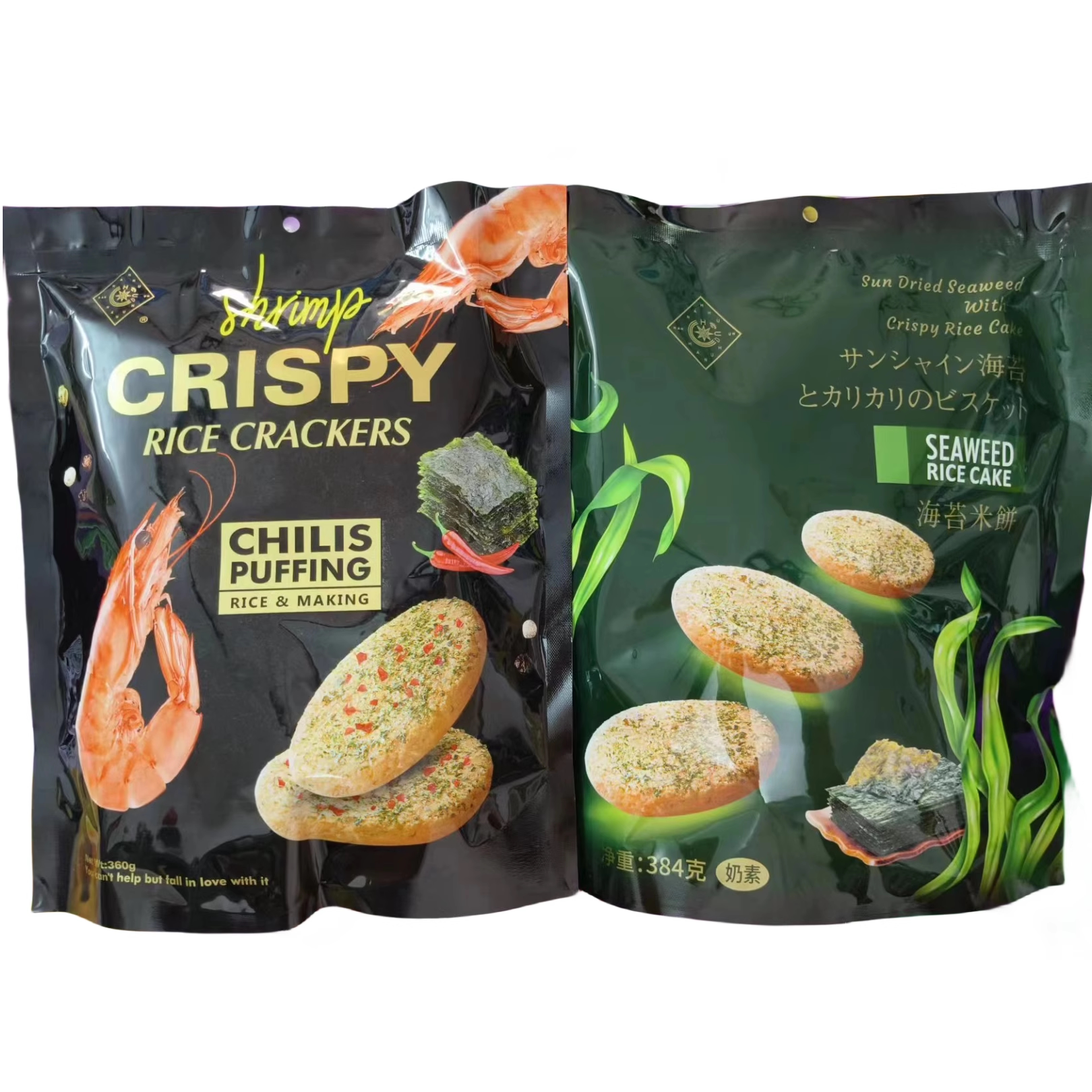 马来西亚风味奶素海苔米饼干酥软早餐休闲零食384g独立袋装包邮