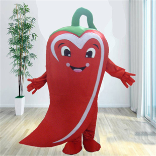 红辣椒卡通人偶服蔬菜水果造型动漫人物头套茄子人穿玩偶服胡萝卜