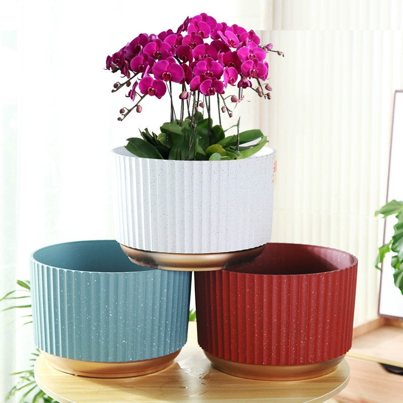 蝴蝶兰专用花盆高档轻奢透气大口径适合绿植的树脂套盆,鲜花速递/花卉仿真/绿植园艺,花盆,淘宝优惠券,粉丝福利购,淘宝优惠卷