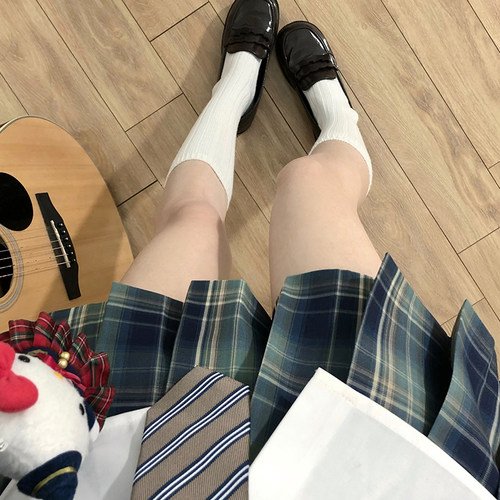青空之鸟格裙原创制服jk格裙