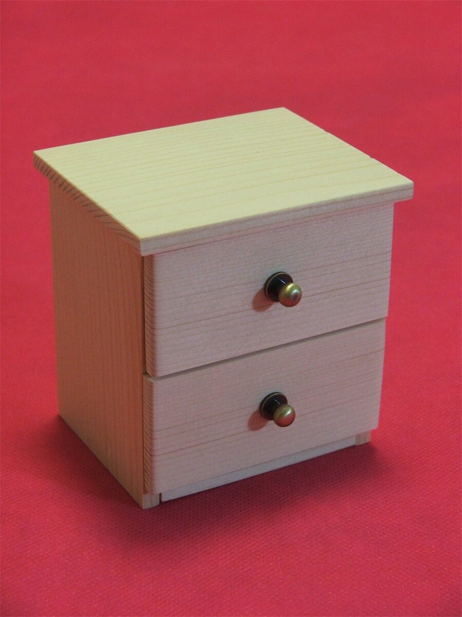 6 포인트 인형 가구 모델 단단한 나무 높고 낮은 침대 조립 퍼즐 시뮬레이션 장난감