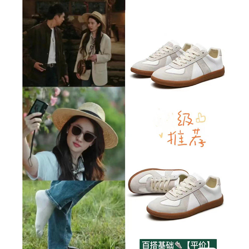 真皮休闲女鞋复古平底