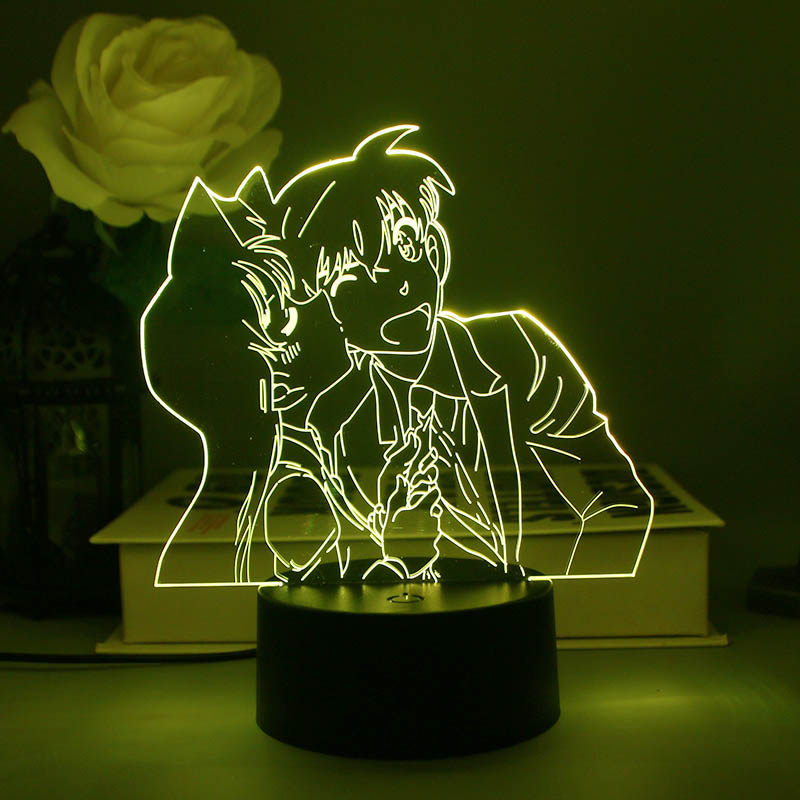 名侦探柯南工藤新一3D小夜灯手办