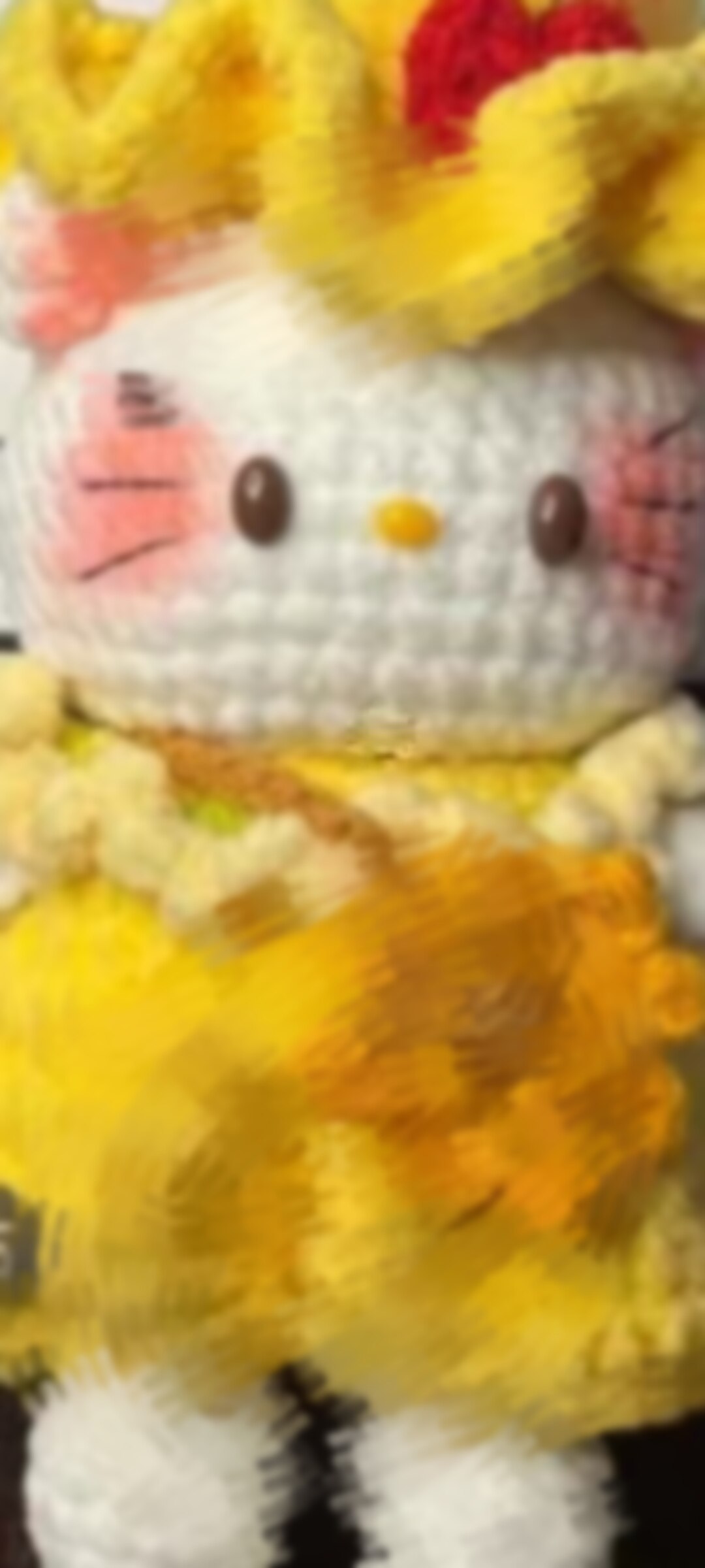 成品手工钩织微钩Kitty小猫玩偶挂件钥匙扣胸针发夹礼物摆件