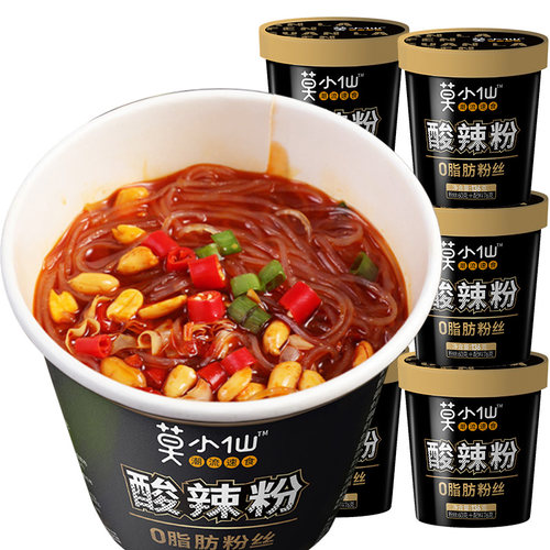 莫小仙酸辣粉桶装136g*6