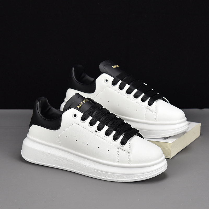 2026新款春季男鞋小白鞋男百搭潮流厚底增高轻便软底休闲低帮板鞋,流行男鞋,休闲板鞋,淘宝优惠券,粉丝福利购,淘宝优惠卷