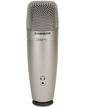 SAMSON山逊C01U PRO USB电容话筒主播蜻蜓喜马拉雅直播录音麦克风