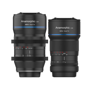 50mm微单电影镜头宽画幅1.33x宽荧幕变形镜头E 思锐35mm