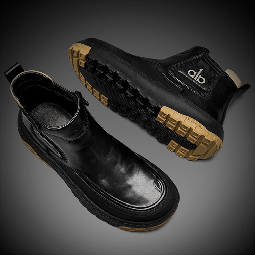 羊毛切尔西靴2025新款厚底防滑