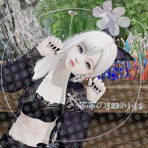 画画の【碧琴】命运方舟捏脸墨灵雨伞幻兽师幻雨失落的方舟数据