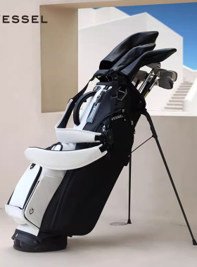 VESSEL2025新款高尔夫球包PlayerV轻便支架包golfbag男女6格8.5寸