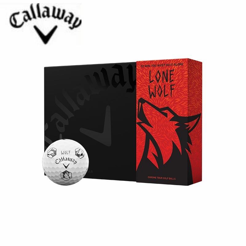 【LONE WOLF限量款】Callaway/卡拉威高尔夫球24新品孤狼酷炫图案