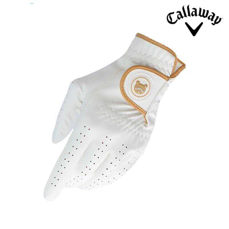 聚酯纤维人造革女生手套Callaway