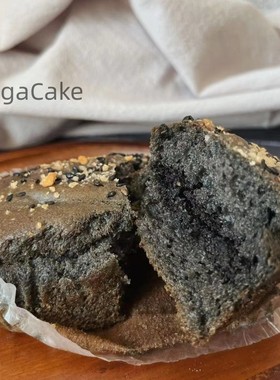 那家纯素烘焙vegan黑芝麻蛋糕无蛋奶素食糕点早餐