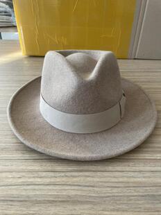 原单尾货高端羊毛礼帽爵士帽绅士帽个性潮流帽子男女同款