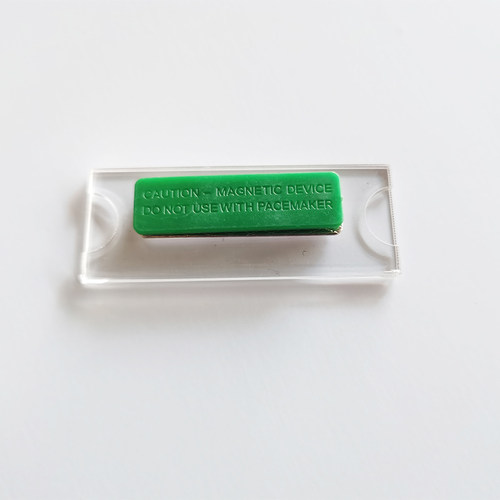 定制吸力磁扣透明工作铭牌胸卡