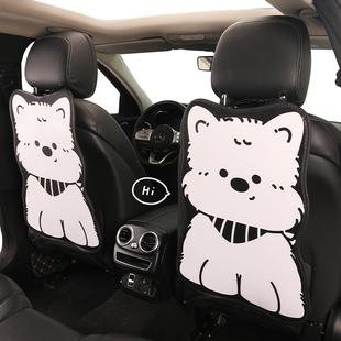 新款汽车防踢垫后排长款可爱主驾驶座椅后背车用座位椅背耐磨防护