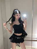 辣妹纯欲风性感低腰百褶超短裙女夏季 小个子显瘦百搭气质半身裙子