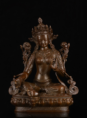 铜艺铺黄铜摆件密宗家居佛台