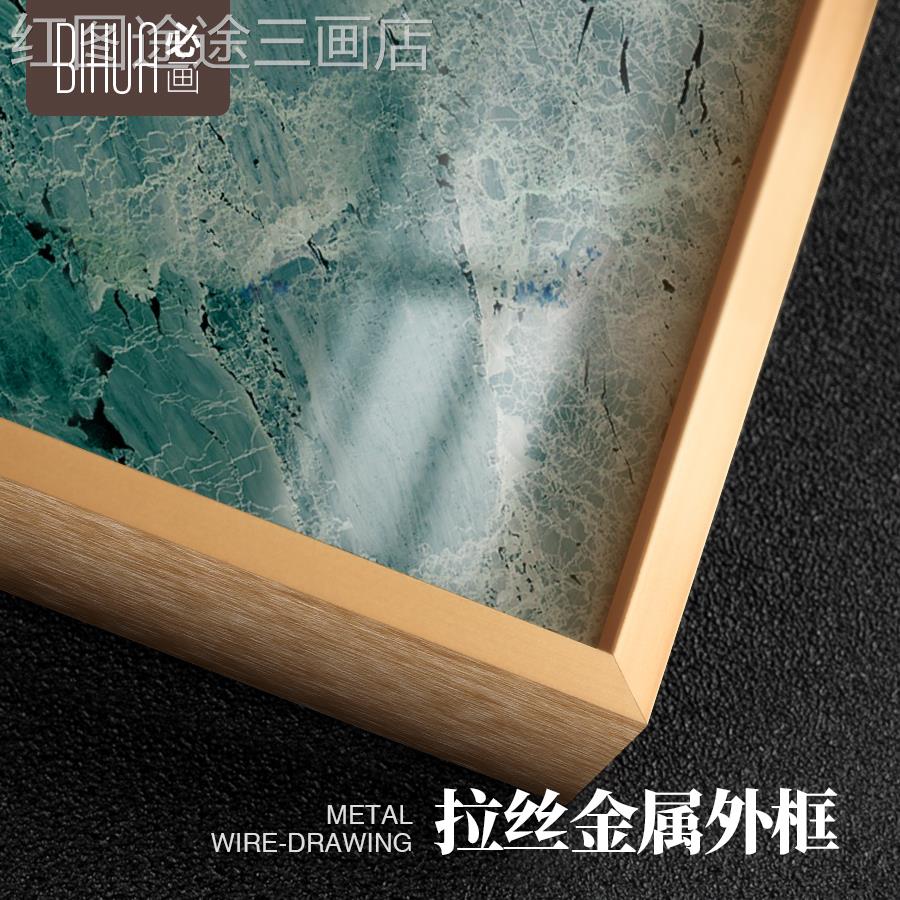 网红美欧现代象高级感关装饰画客厅书房抽挂画属金玄框沙发背景墙图片