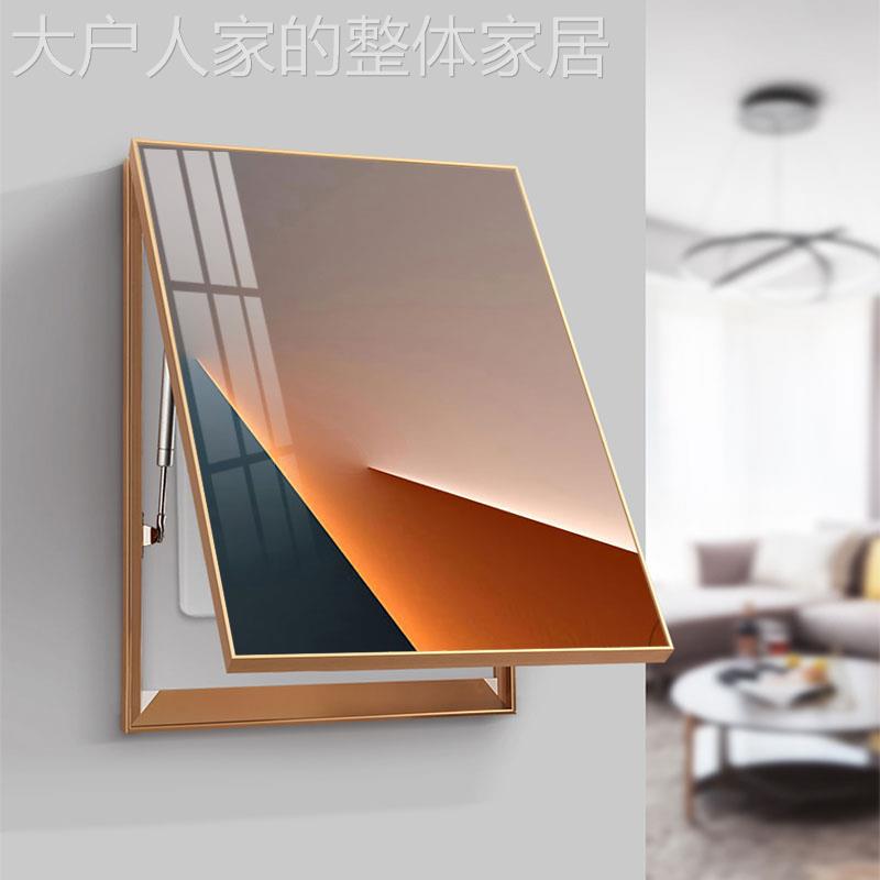 网红代表箱电装饰画现抽象配电箱电闸挡开遮关墙画电表盒挂画玄关