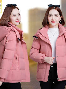 可脱帽短款时尚棉衣女士冬季棉服