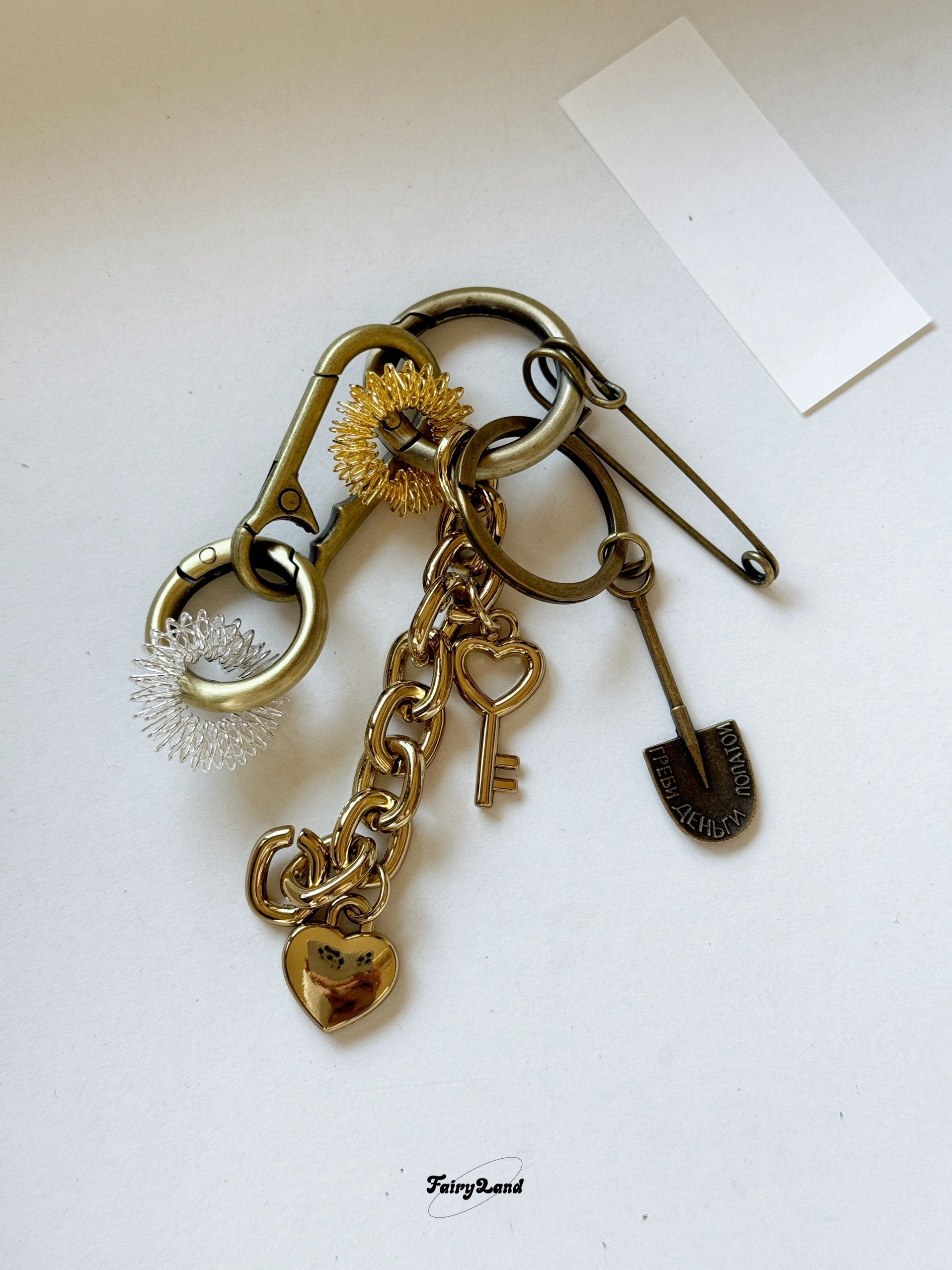 原创金铲铲”复古铜爱心钥匙扣金属黄铜个性包挂件高级感小众设计,服饰配件/皮带/帽子/围巾,钥匙扣,淘宝优惠券,粉丝福利购,淘宝优惠卷