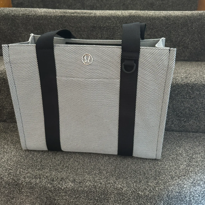 Lululemon瑜伽休闲帆布购物包