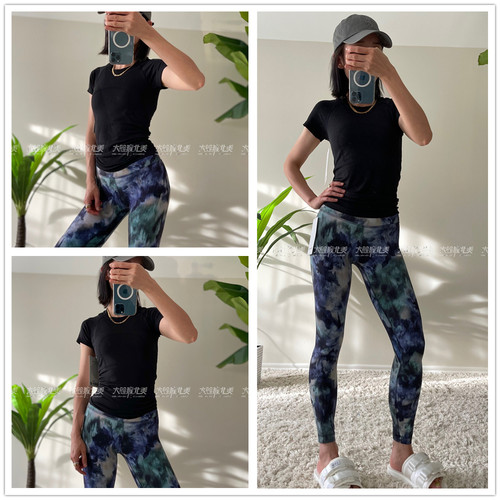 运动抗菌速干短袖瑜伽lululemon