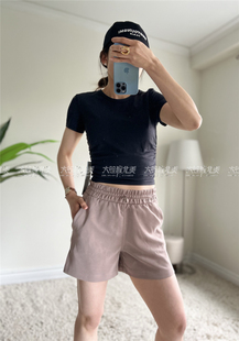 High Short瑜伽休闲运动高腰短裤 Rise 国现Lululemon Softstreme